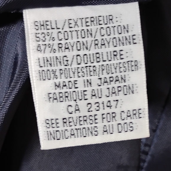 Vintage Talbots Navy Pinstripe Blazer | Open Front Preppy Classic 16 - Picture 10 of 10